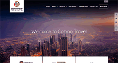 Desktop Screenshot of cozmotravel.com